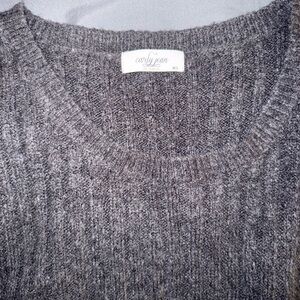 Carly Jean Los Angeles Gray Sweater